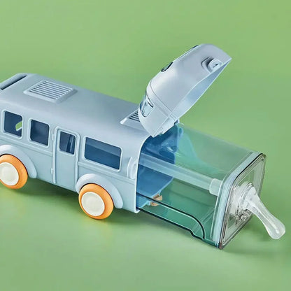 Bus Shaped Water Bottle With Straw